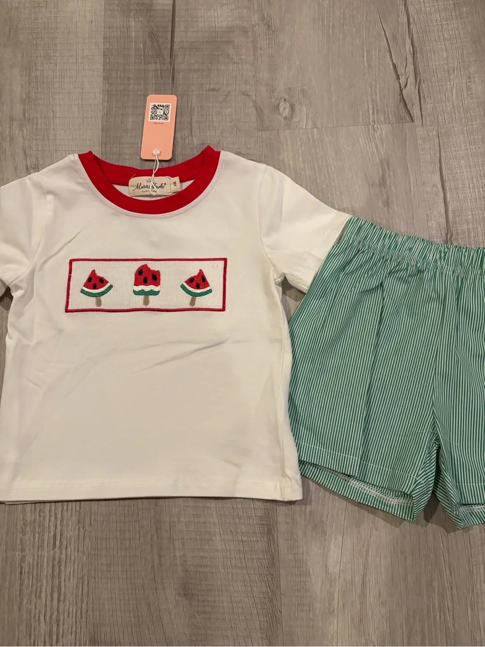 Toddler Boutique Boy Watermelon Shorts Set..18-24M
